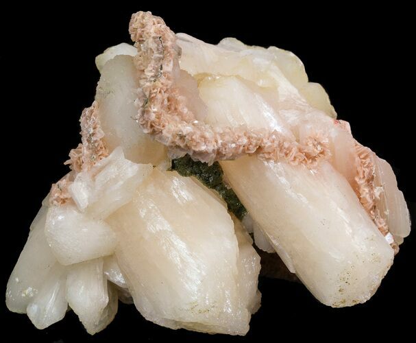 Peach Stilbite Crystal Cluster - India #44302